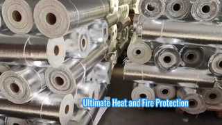 Aluminum Foil Fiberglass Cloth Heat Insulation Solution