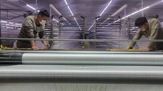 High Silica Heat Treated Fiberglass Fabric Insulation